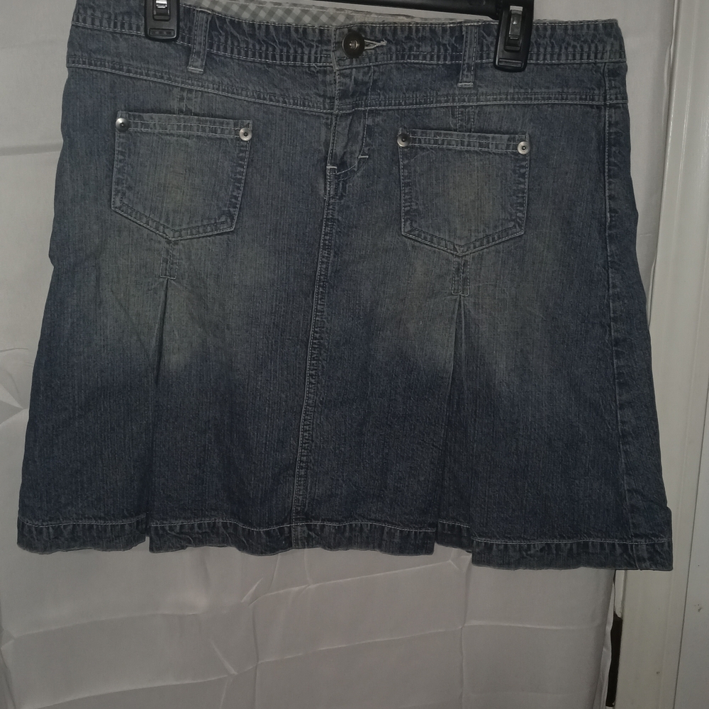 So Wear It Declare It Dark Blue Denim Mini Skirt